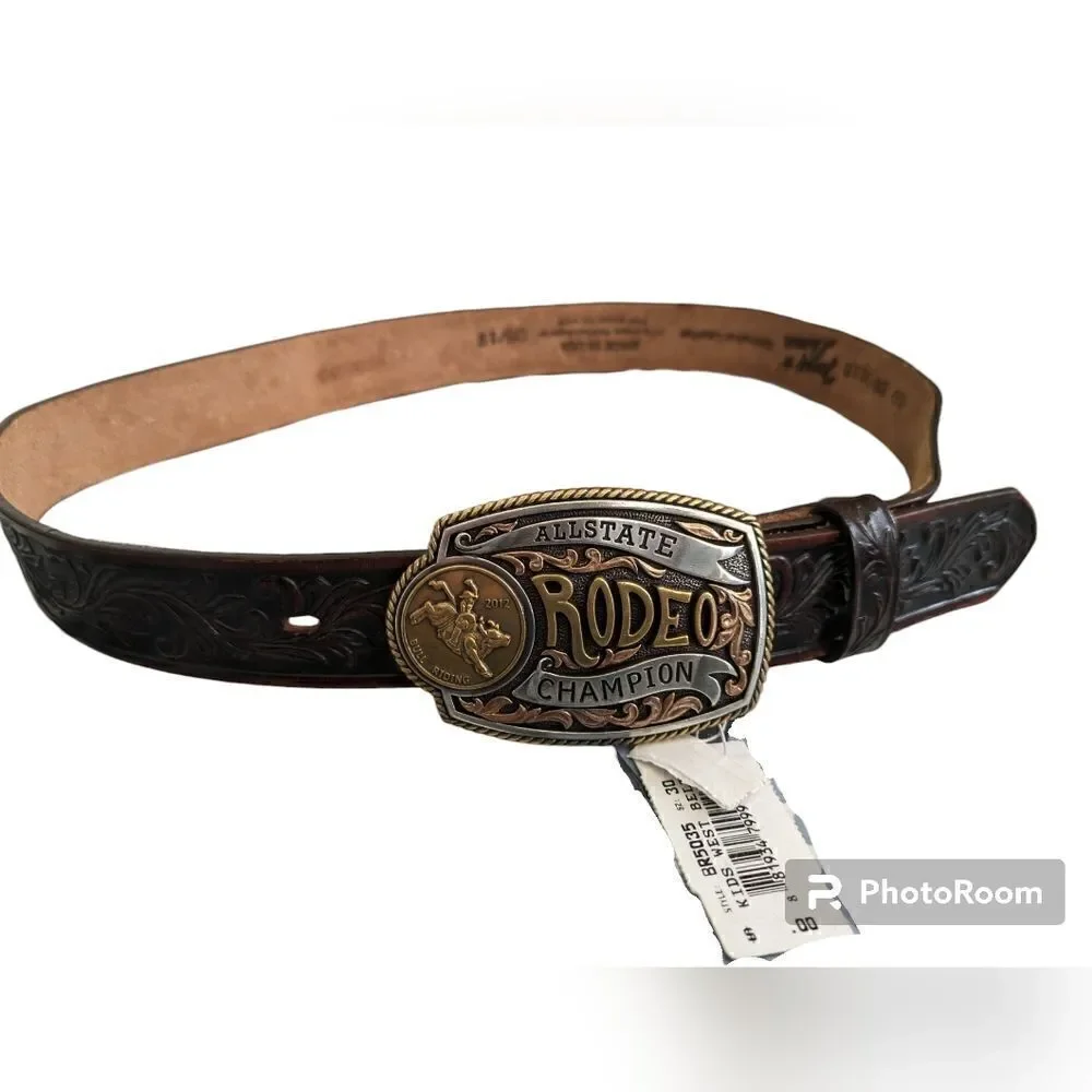 NWT Tony Lama Boys Rodeo Champion Belt Size 30